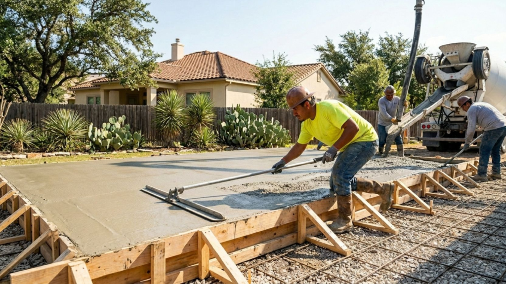 Concrete Patio Installation