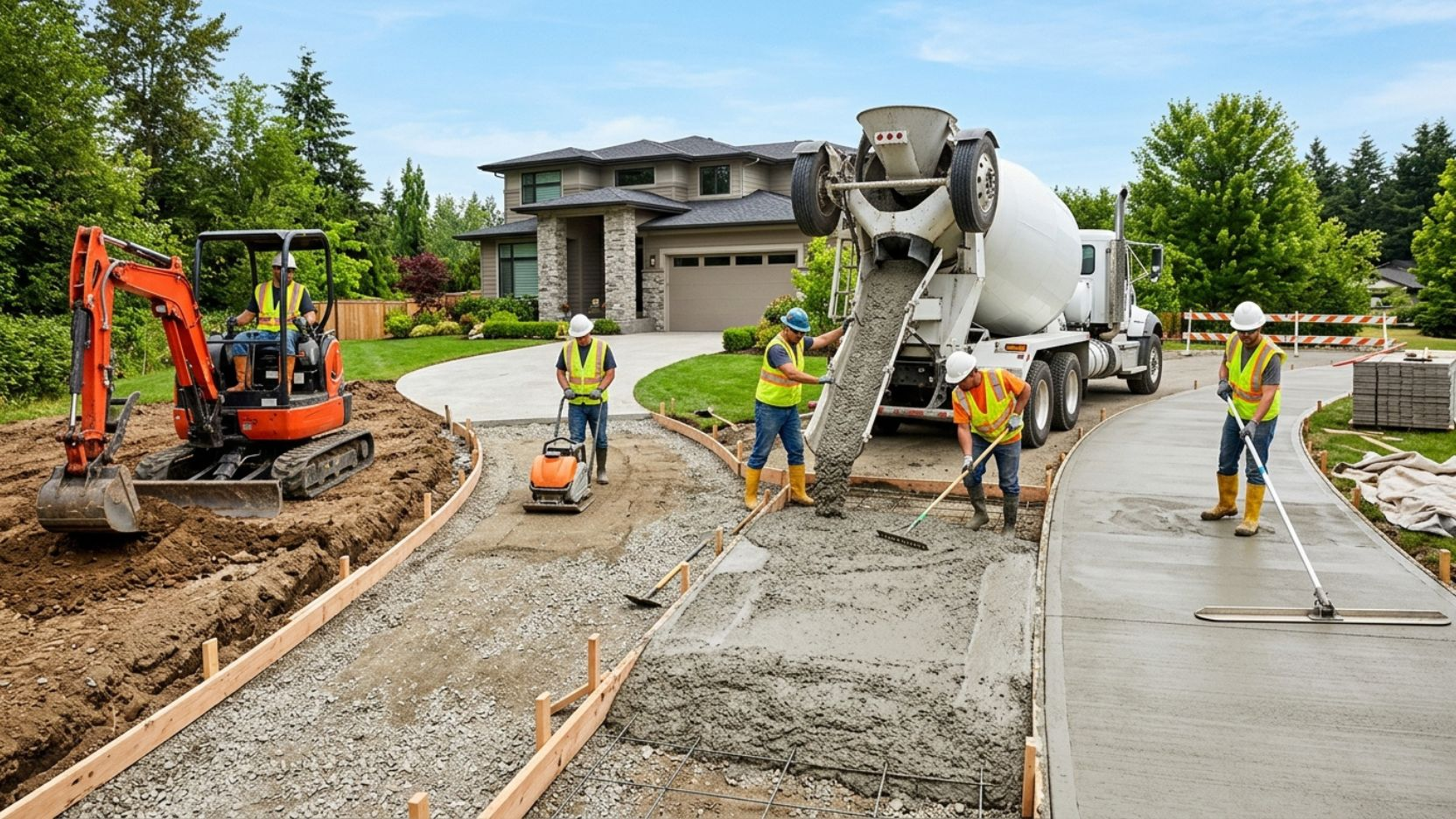 Step-by-Step Guide to Installing a Concrete Driveway Installing a Concrete Driveway