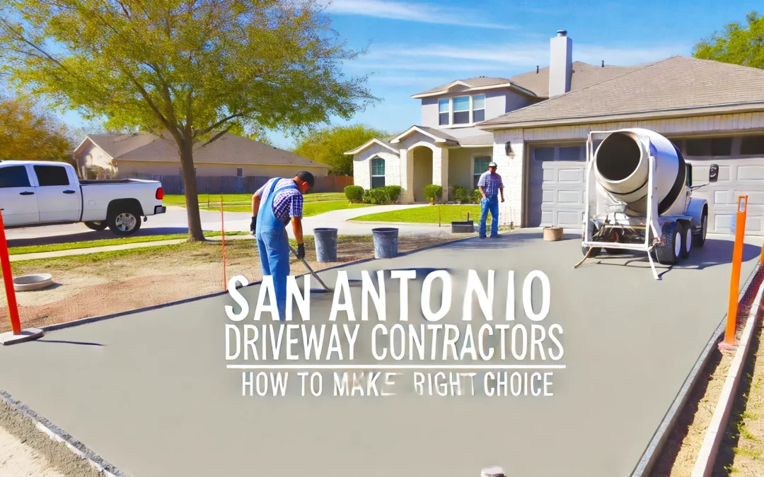 San Antonio Driveway Contractors: How to Make the Right Choice