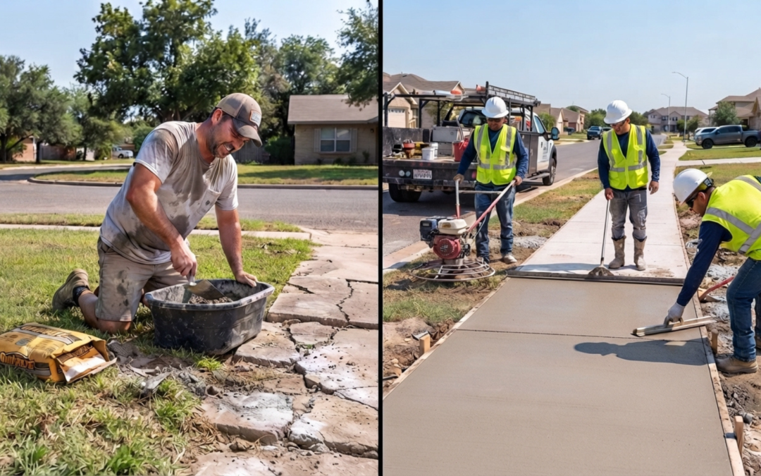 San Antonio Sidewalk Repair: DIY VS Professional Services