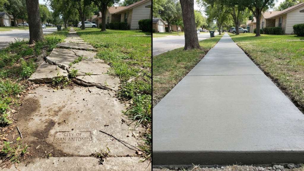 San Antonio Sidewalk Repair