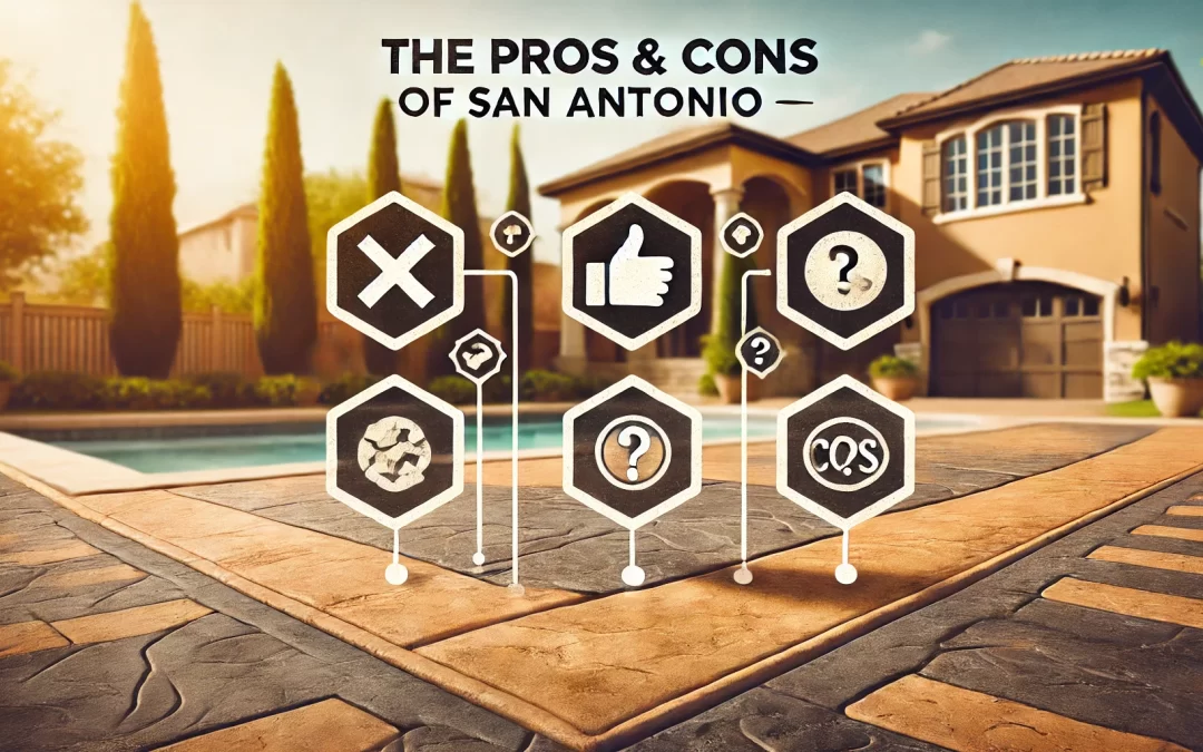 The Pros and Cons of Stamped Concrete in San Antonio