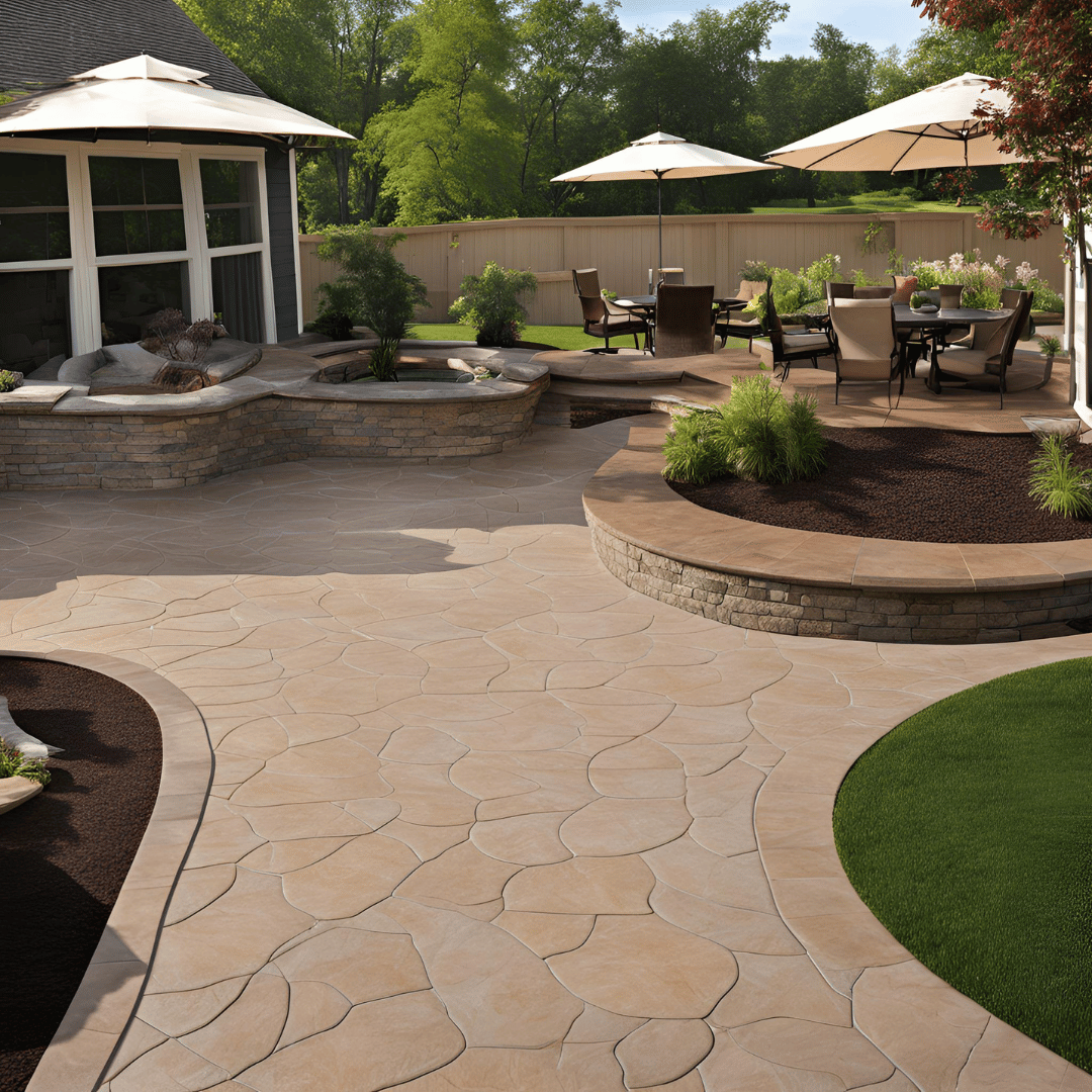 Decorative Concrete Patio in San Antonio