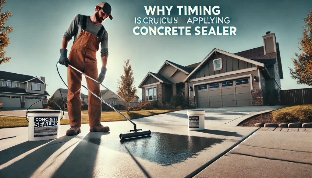 Applying Concrete Sealer