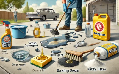 How to Clean Oil from Concrete Driveway