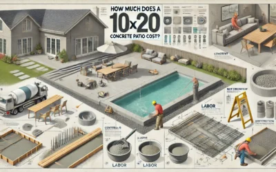 How Much Does a 10×20 Concrete Patio Cost?