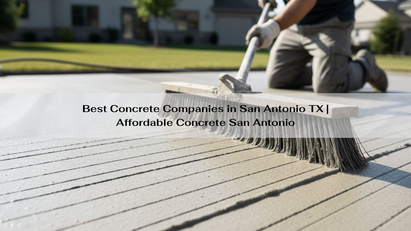 Best Concrete Companies in San Antonio TX | Affordable Concrete San Antonio