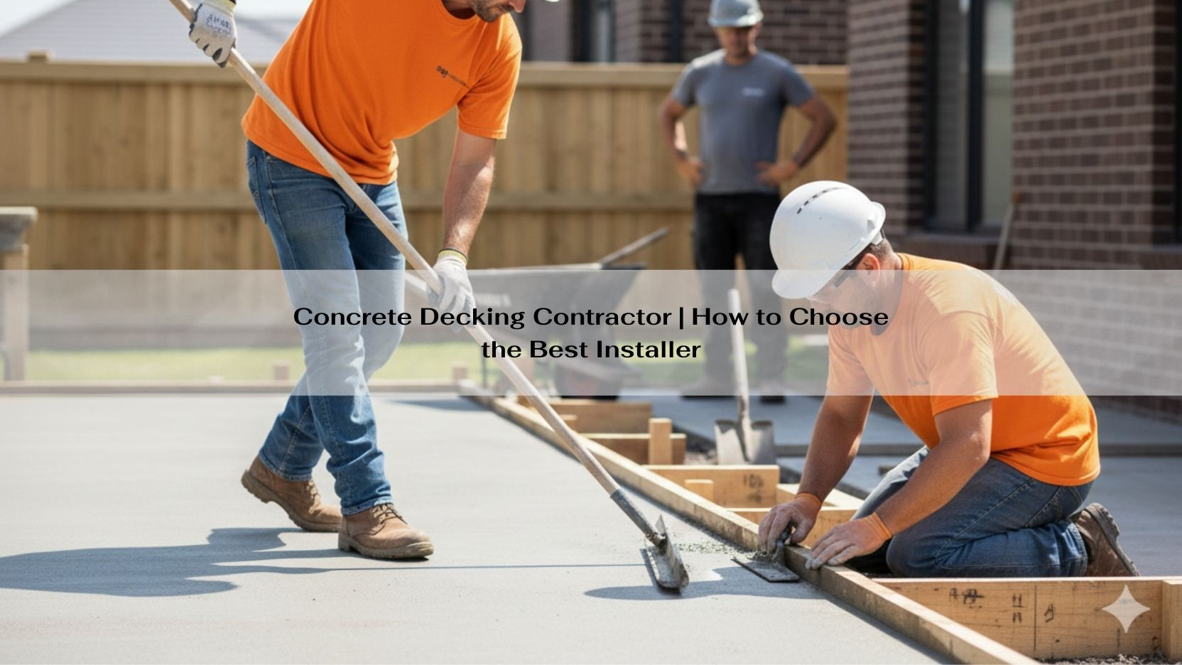 Concrete Decking Contractor | How to Choose the Best Installer