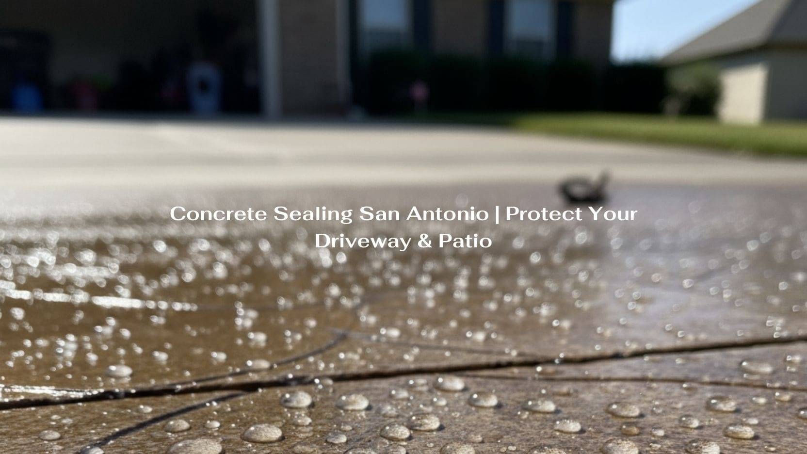 Concrete Sealing San Antonio | Protect Your Driveway & Patio