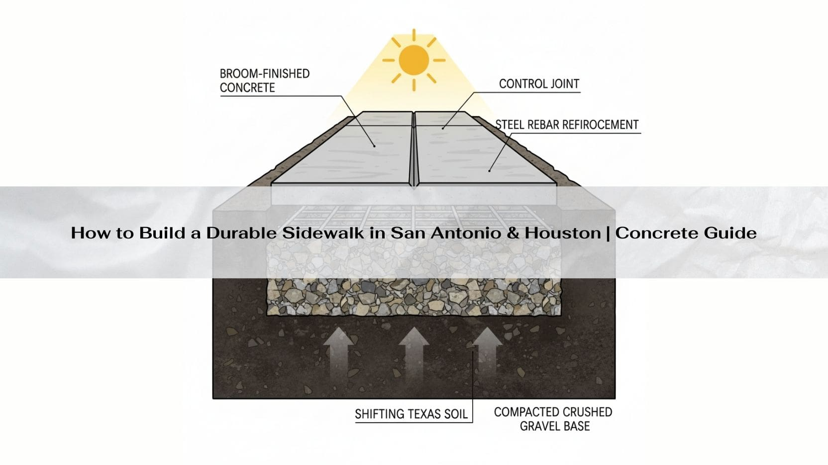 How to Build a Durable Sidewalk in San Antonio & Houston | Concrete Guide