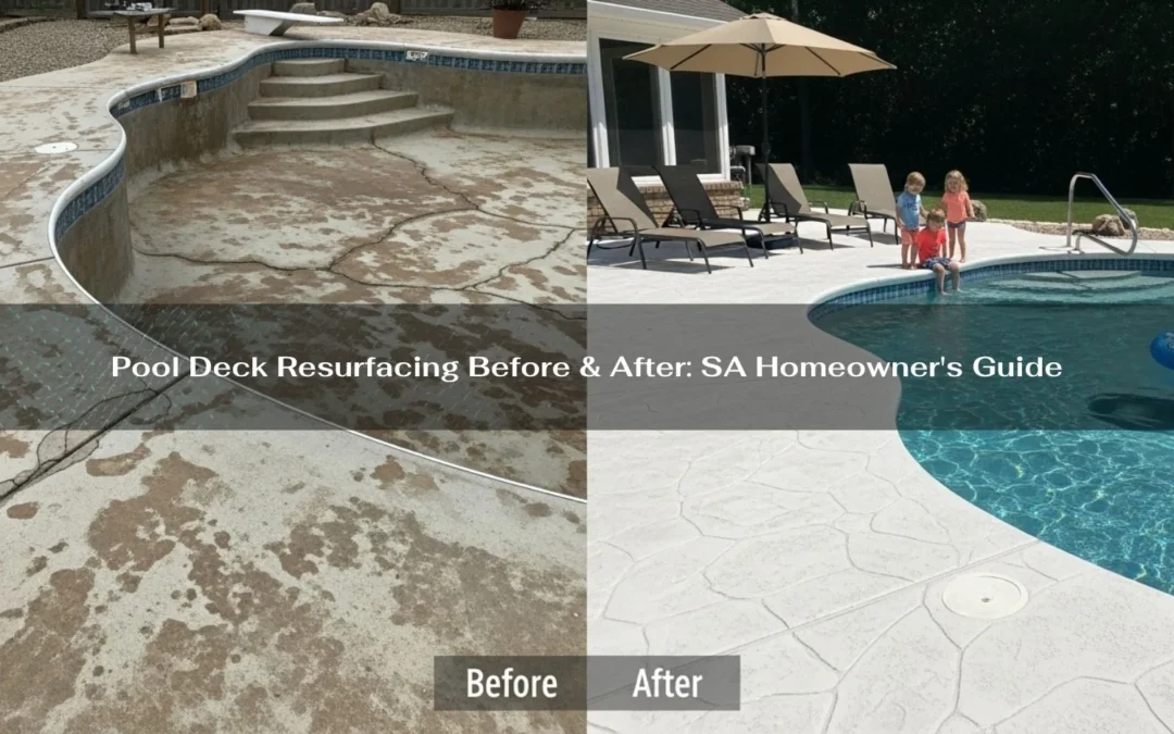 Pool Deck Resurfacing Before & After: SA Homeowner’s Guide