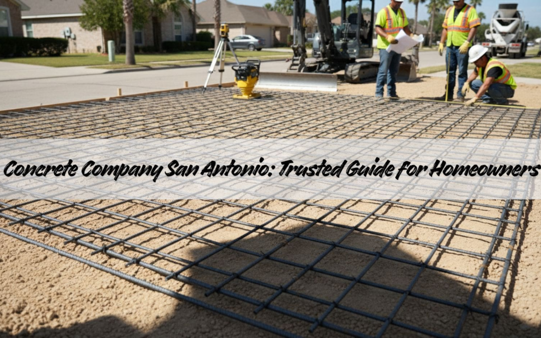 Concrete Company San Antonio: Trusted Guide for Homeowners