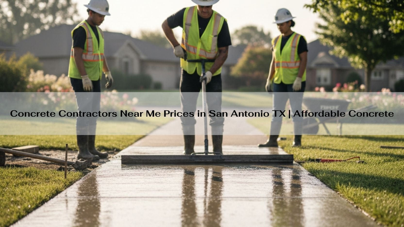 Concrete Contractors Near Me Prices in San Antonio TX | Affordable Concrete