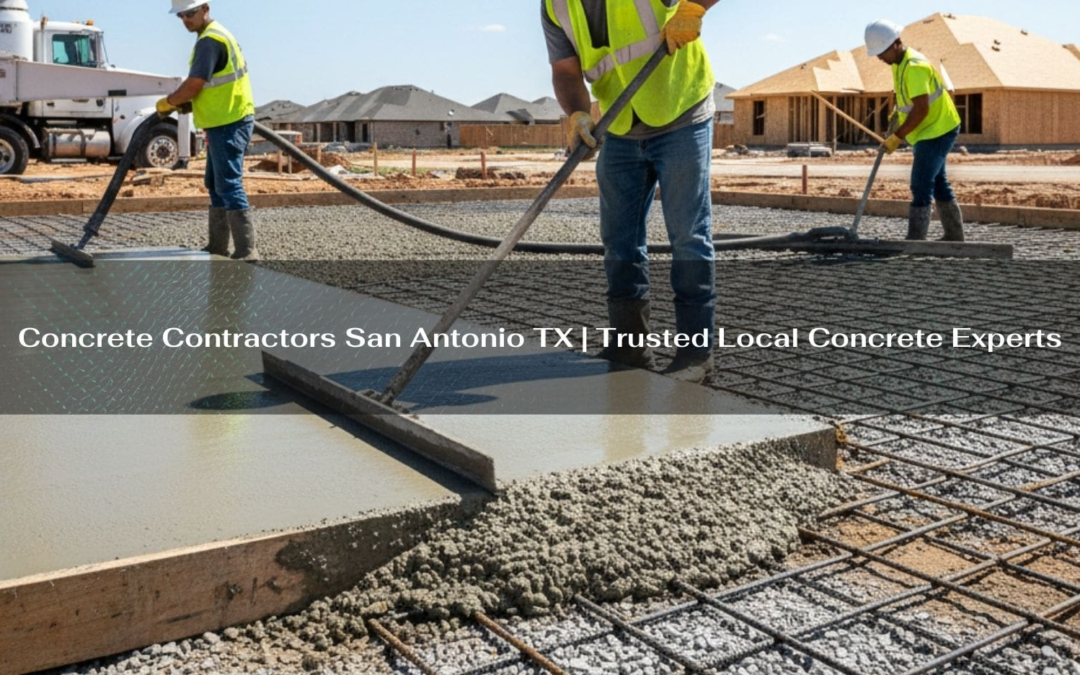 Concrete Contractors San Antonio TX | Trusted Local Concrete Experts
