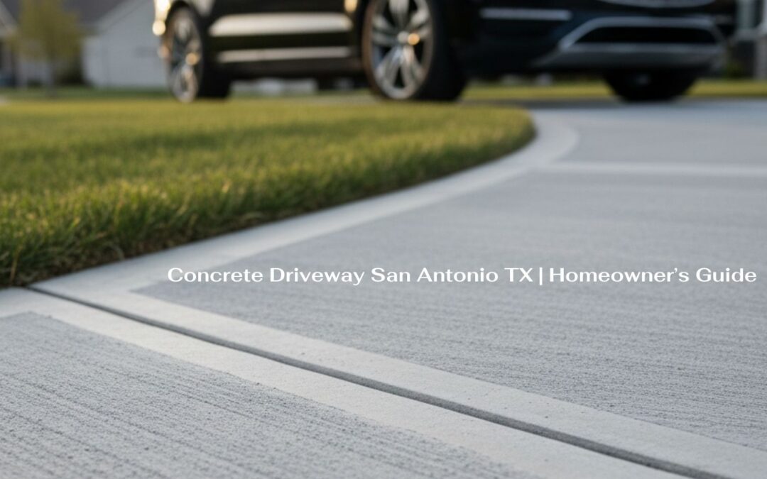Concrete Driveway San Antonio TX | Homeowner’s Guide