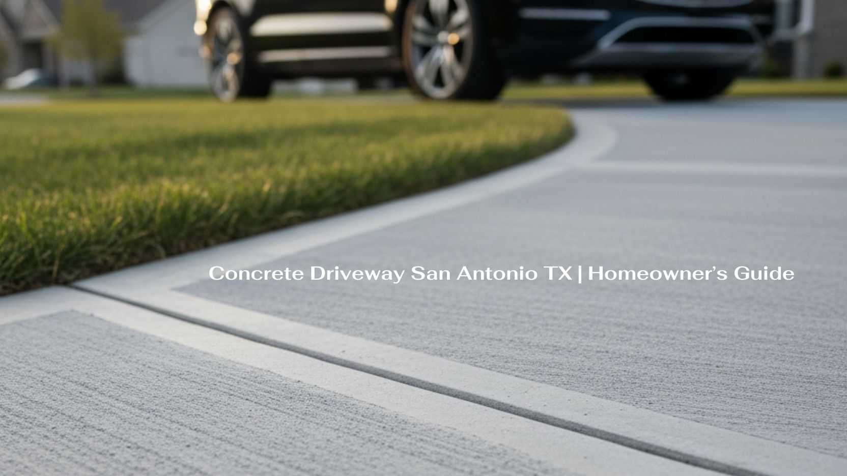 Concrete Driveway San Antonio TX