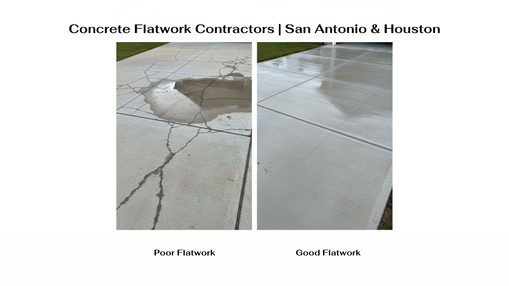 Concrete Flatwork Contractors | San Antonio & Houston