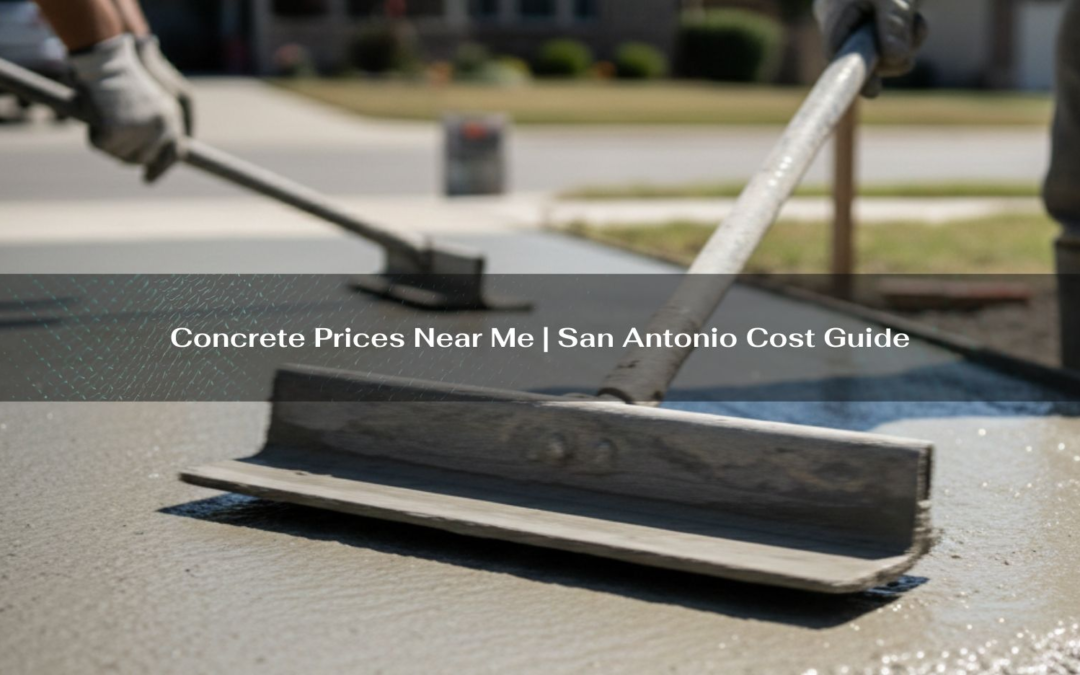 Concrete Prices Near Me | San Antonio Cost Guide