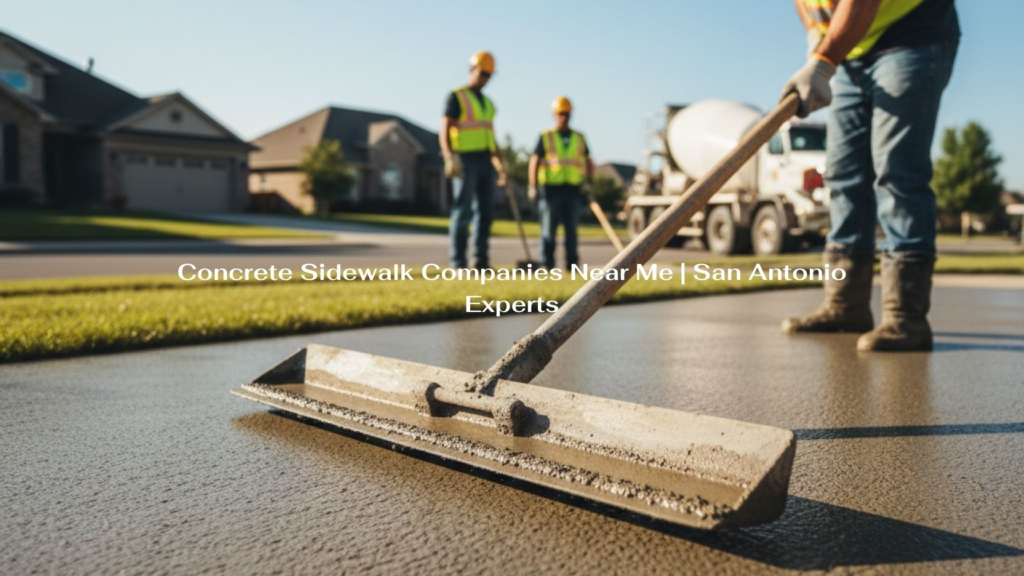 Concrete Sidewalk Companies Near Me