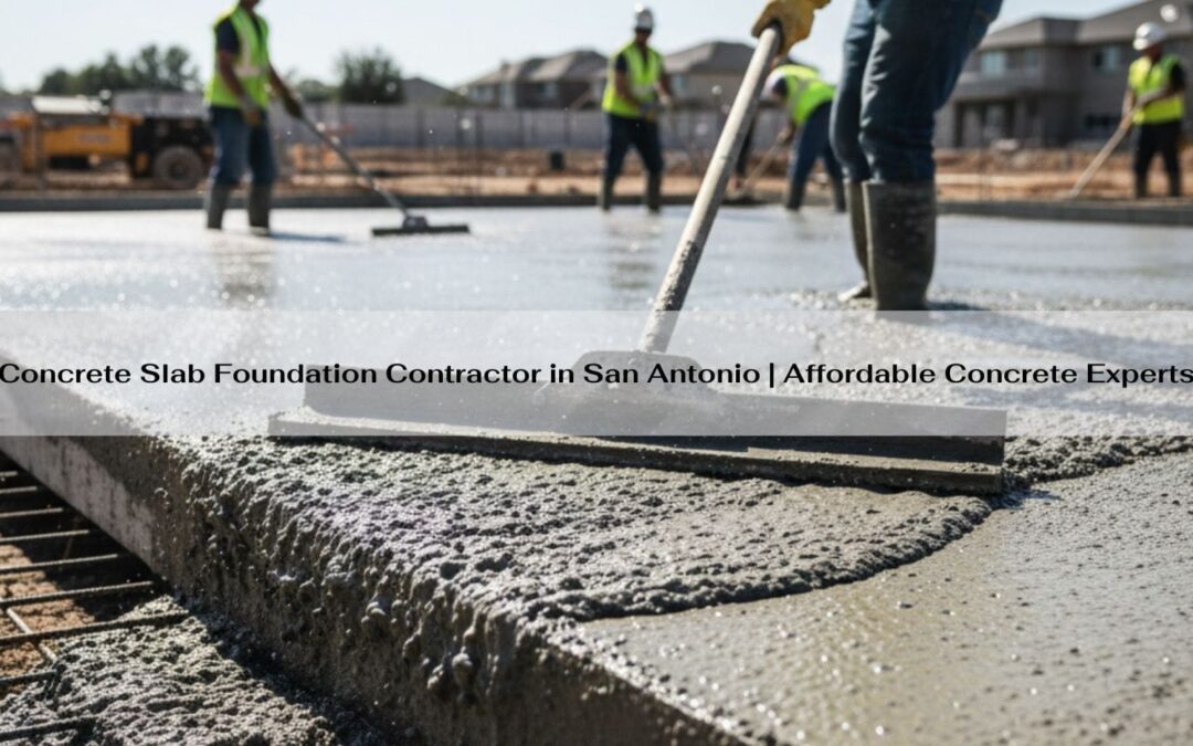 Concrete Slab Foundation Contractor in San Antonio | Affordable Concrete Experts
