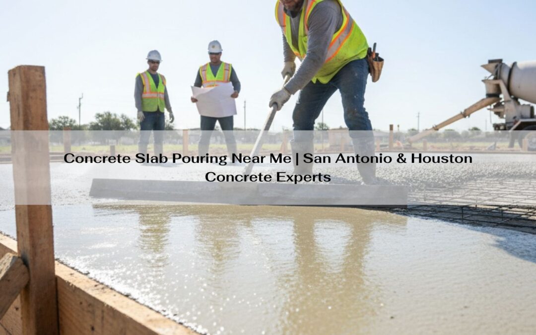 Concrete Slab Pouring Near Me | San Antonio & Houston Concrete Experts