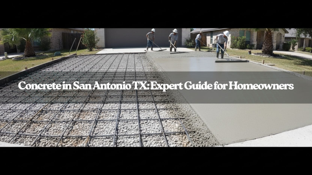 Concrete in San Antonio TX
