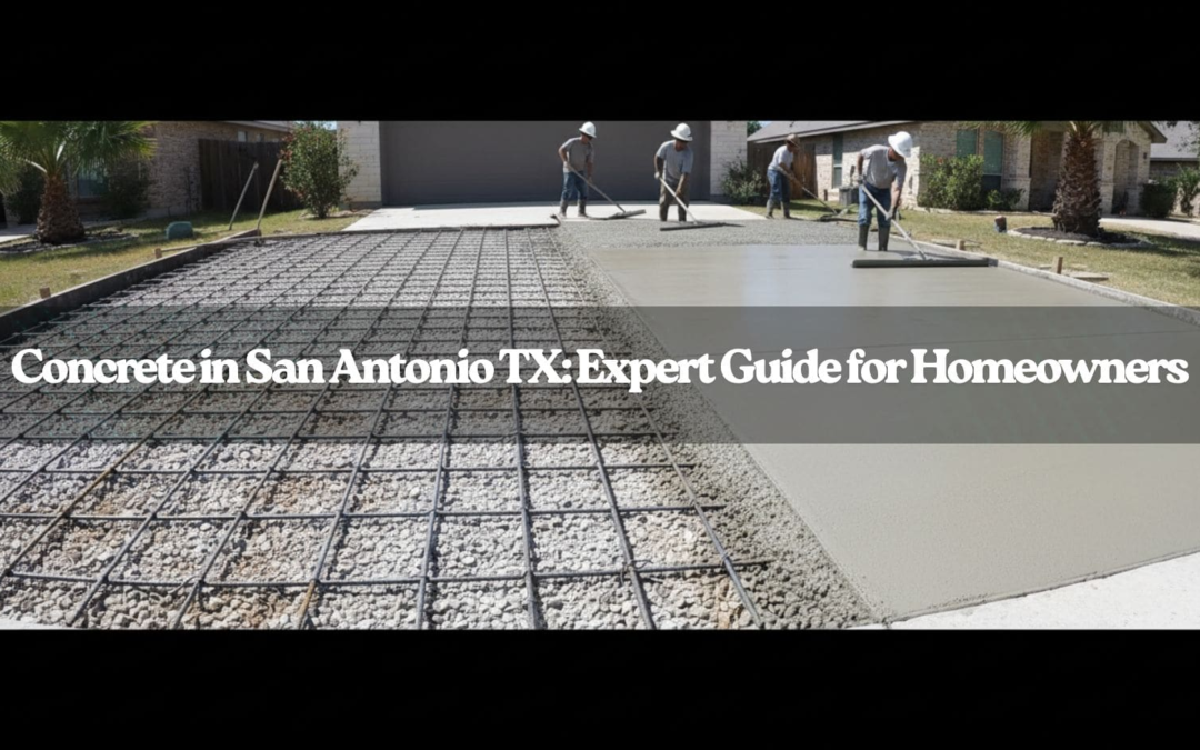 Concrete in San Antonio TX: Expert Guide for Homeowners