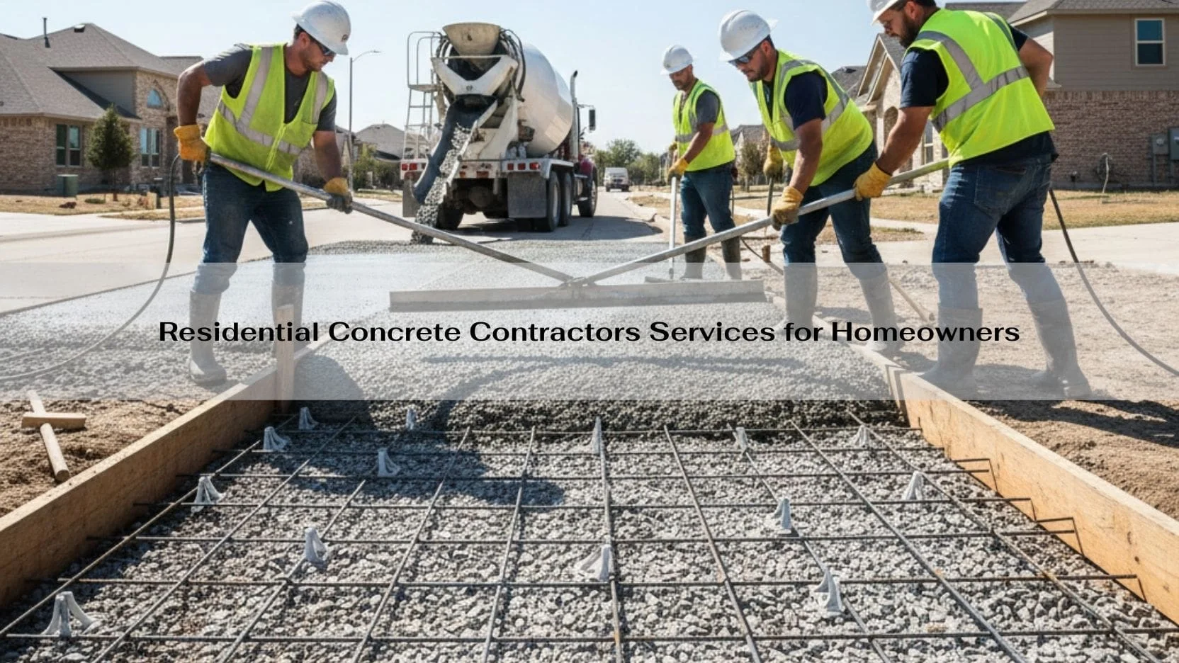 Residential Concrete Contractors Services