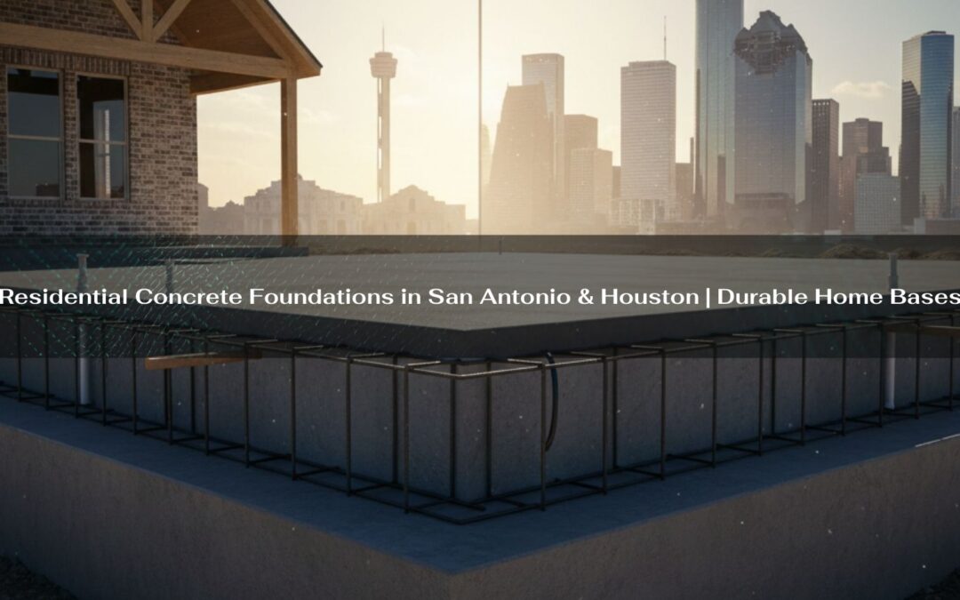 Residential Concrete Foundations in San Antonio & Houston | Durable Home Bases