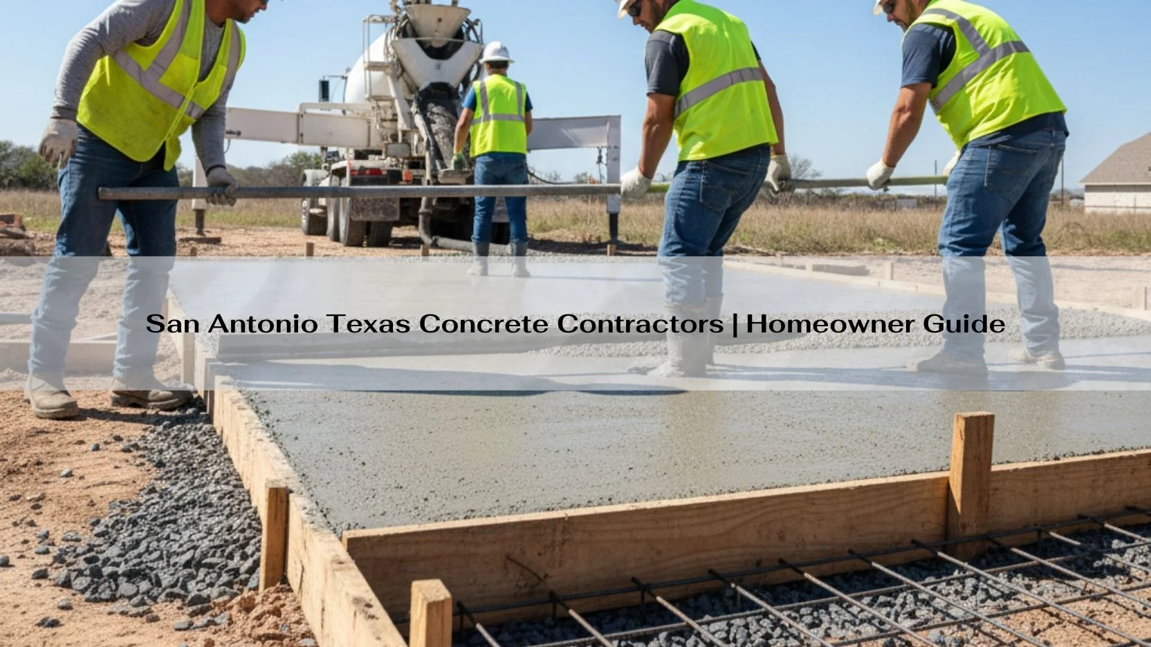 San Antonio Texas Concrete Contractors