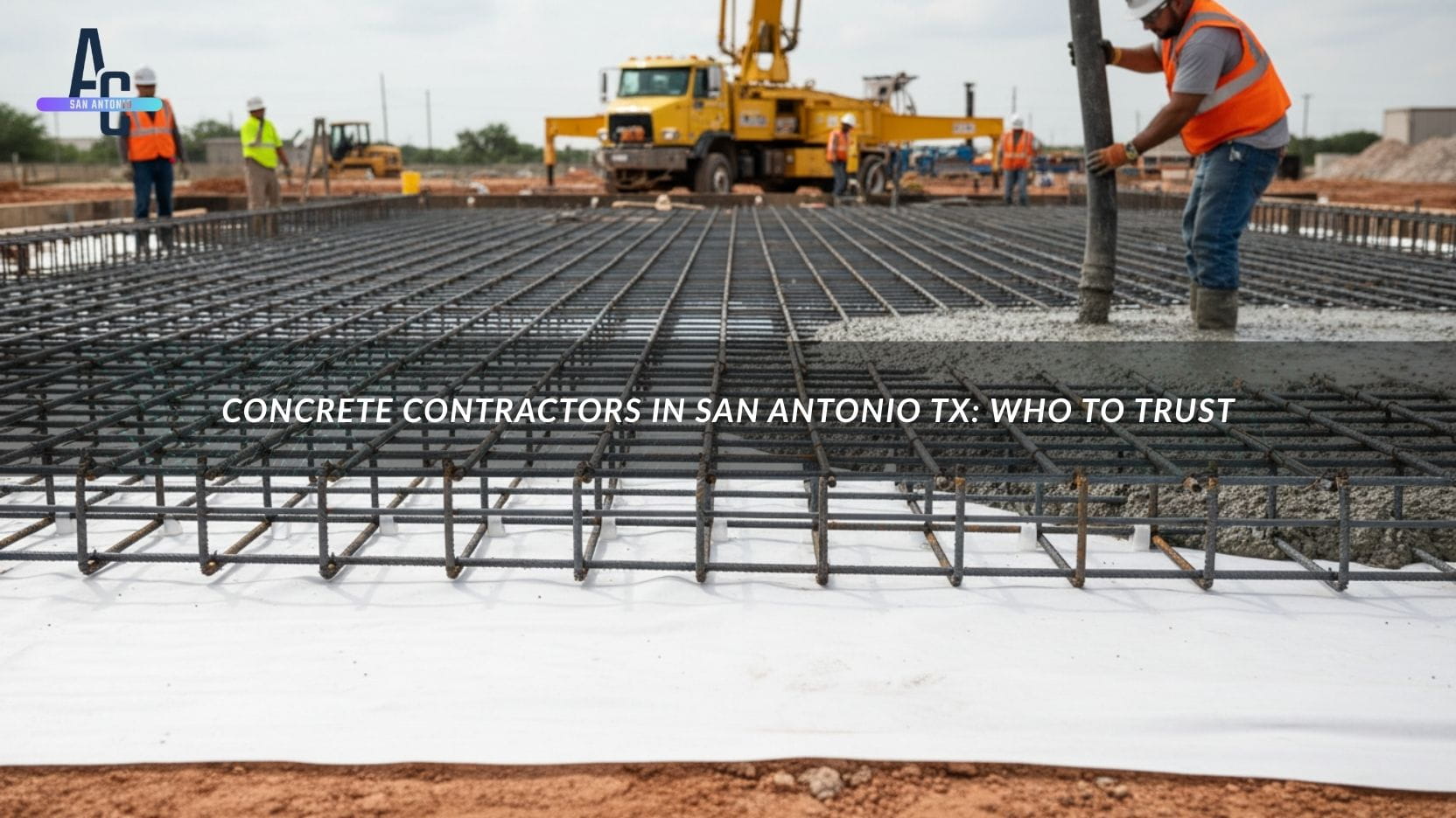 Concrete Contractors in San Antonio TX Who to Trust (1) concrete contractors in san antonio tx