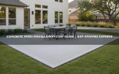 Concrete Patio Installation Cost Guide | San Antonio Experts