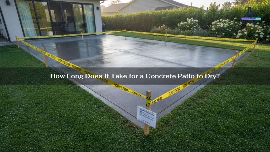 How Long Does It Take for a Concrete Patio to Dry