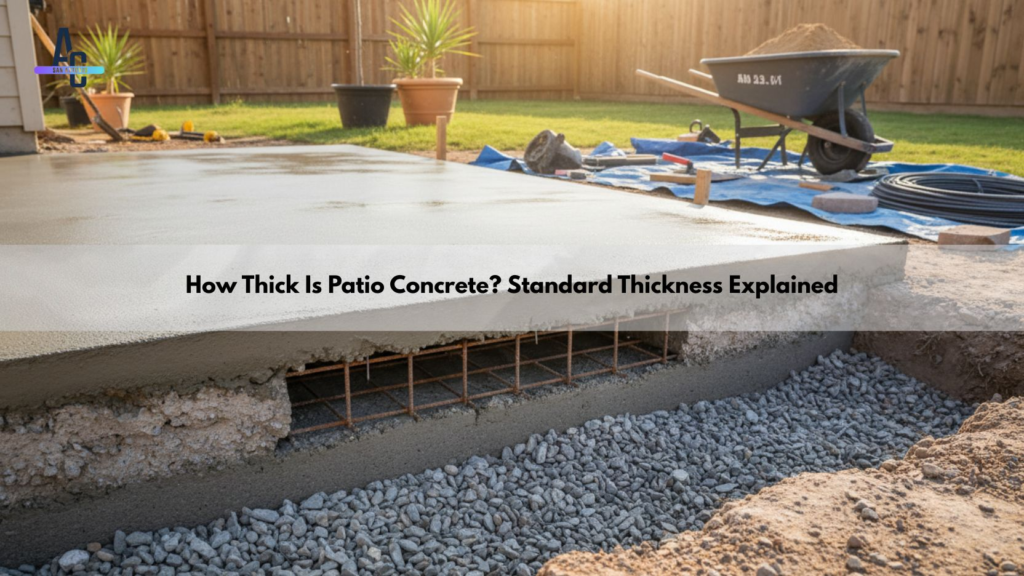 How Thick Is Patio Concrete