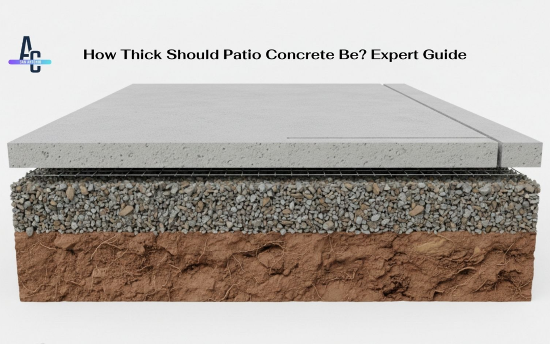 How Thick Should Patio Concrete Be? Expert Guide