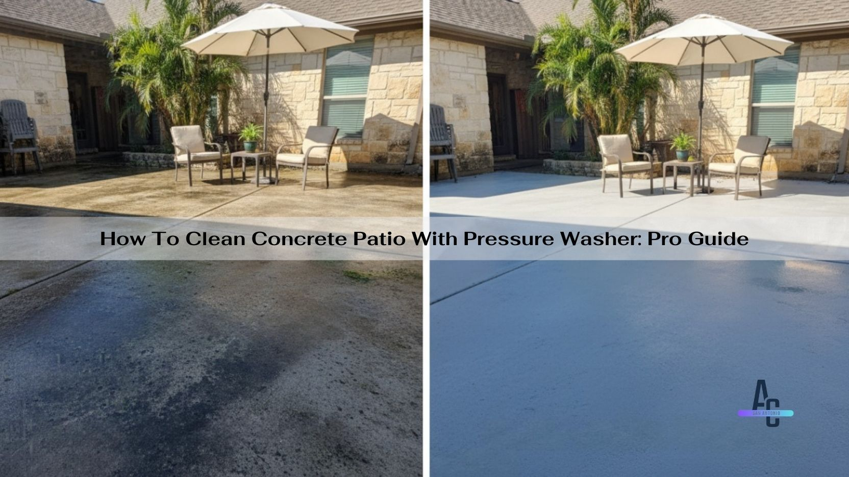 How To Clean Concrete Patio With Pressure Washer