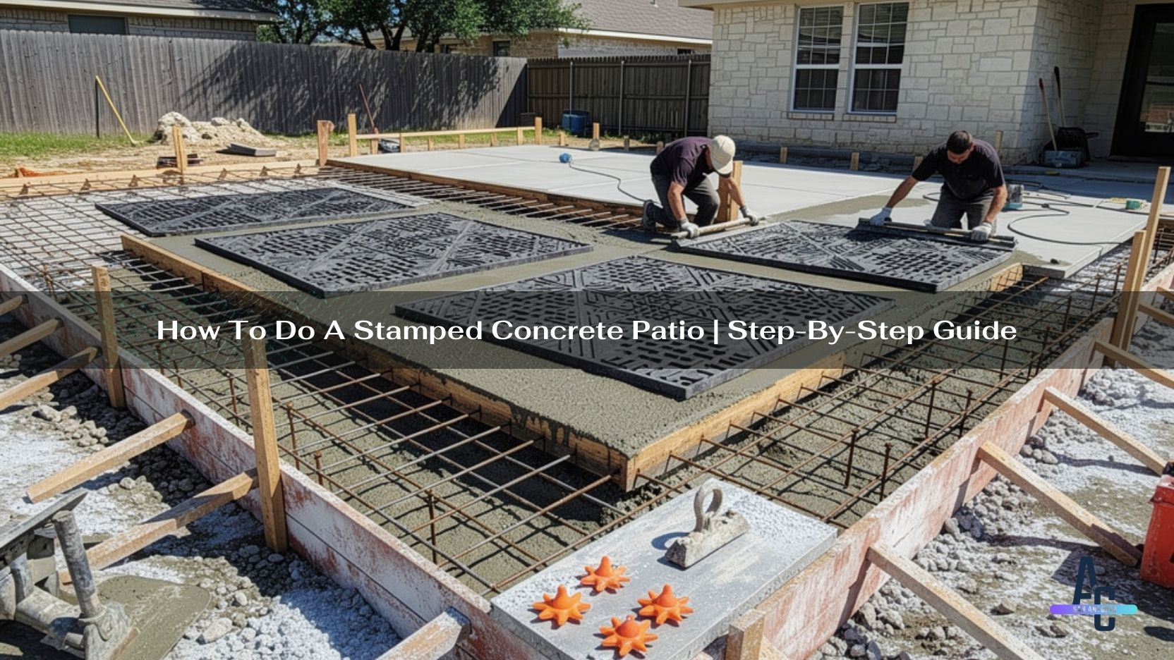 How To Do A Stamped Concrete Patio
