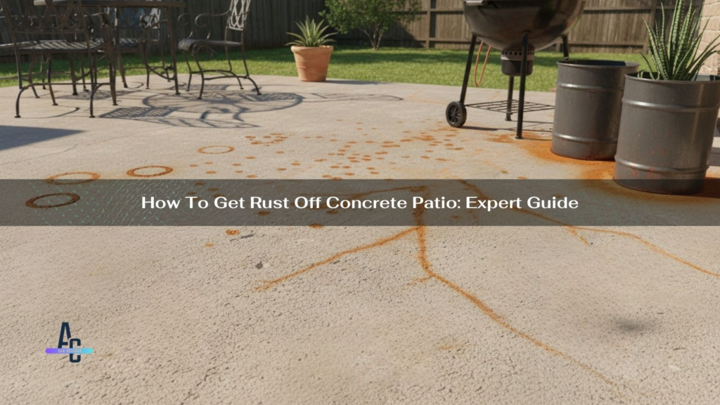 How To Get Rust Off Concrete Patio
