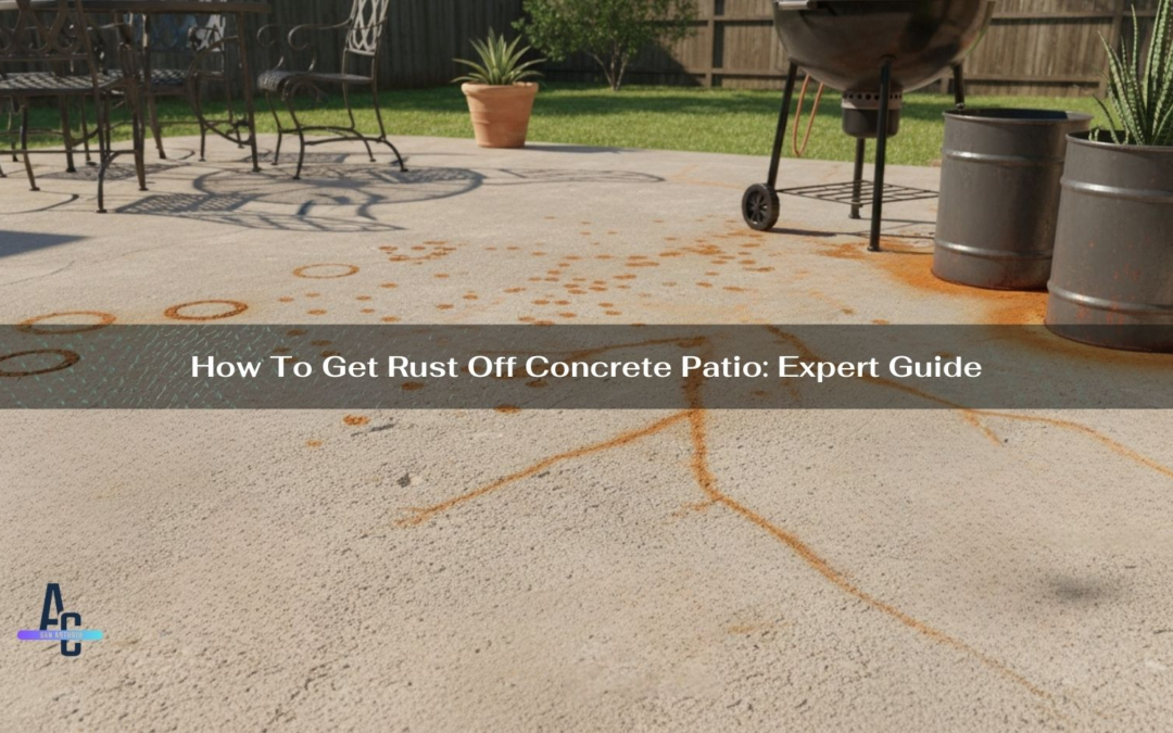 How To Get Rust Off Concrete Patio: Expert Guide