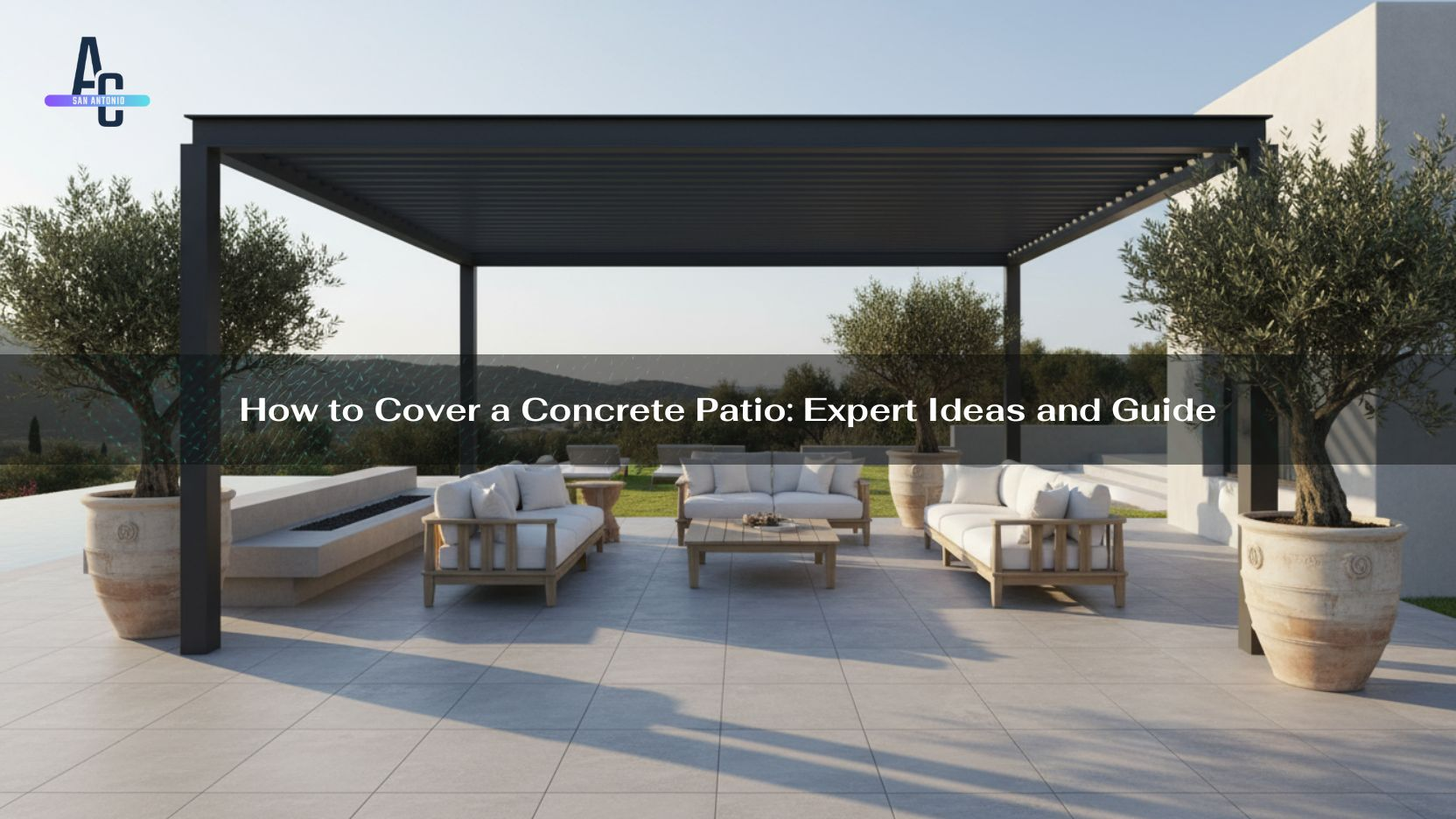 How to Cover a Concrete Patio