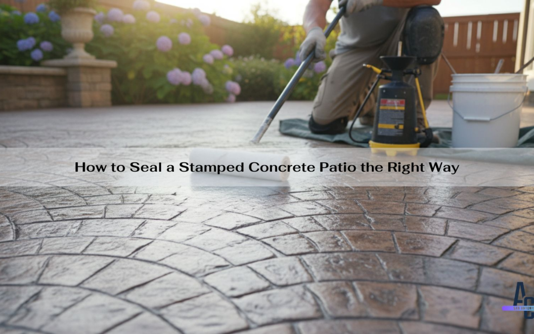 How to Seal a Stamped Concrete Patio the Right Way