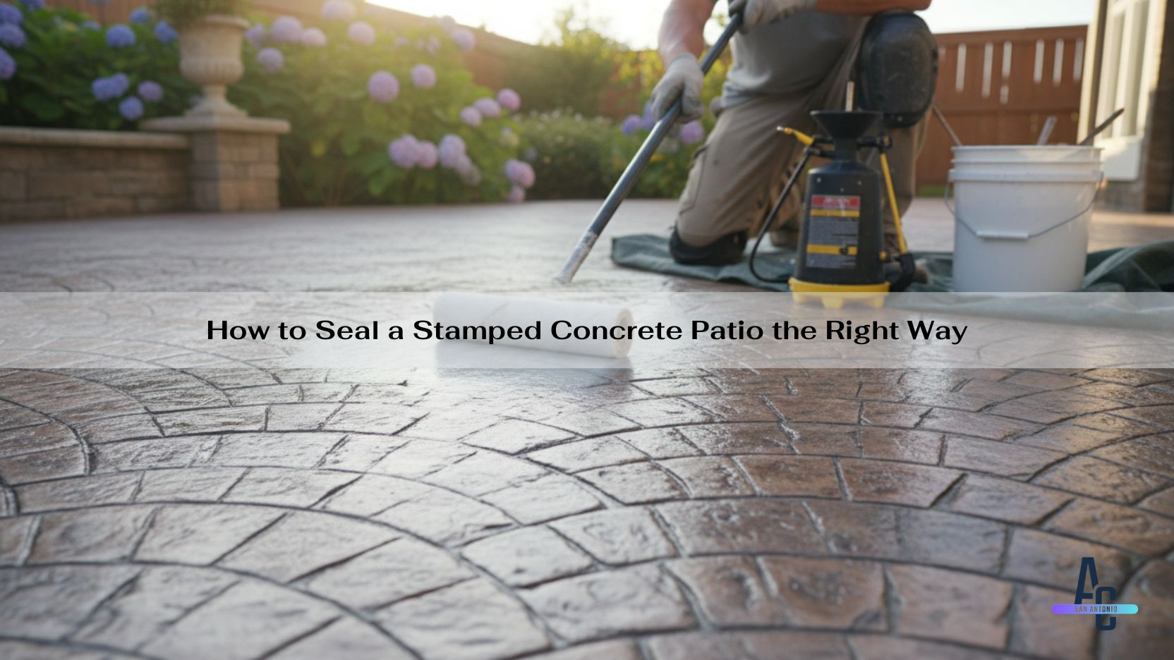 Seal a Stamped Concrete Patio