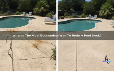 What Is The Most Economical Way To Redo A Pool Deck?