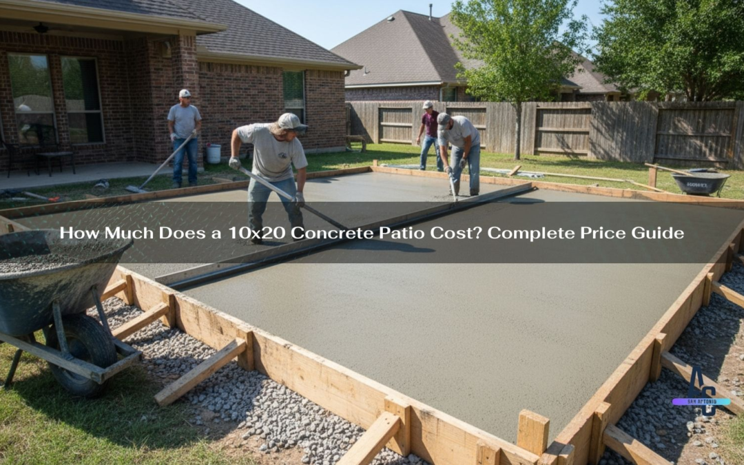 10×20 Concrete Patio Cost Guide | Pricing Breakdown