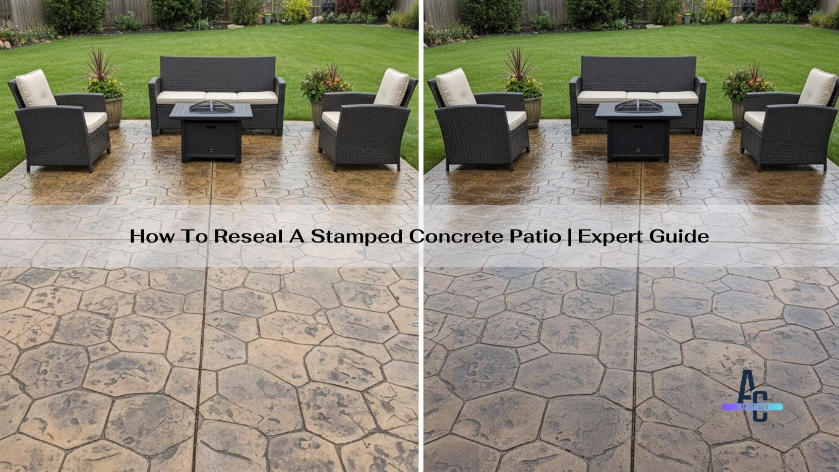 How To Reseal A Stamped Concrete Patio