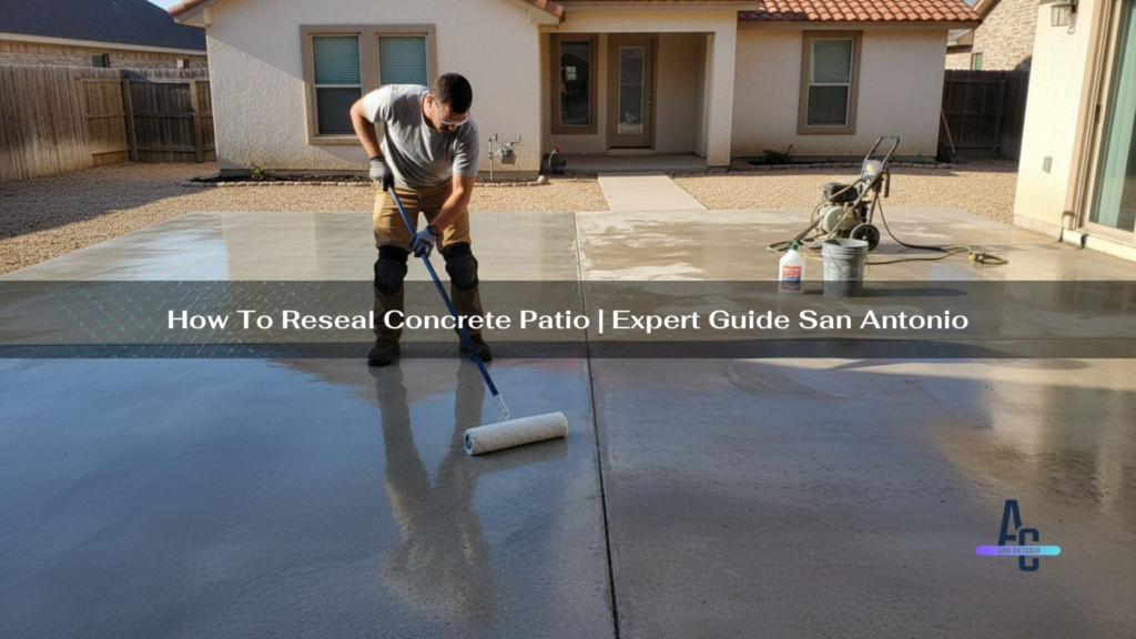 How To Reseal Concrete Patio