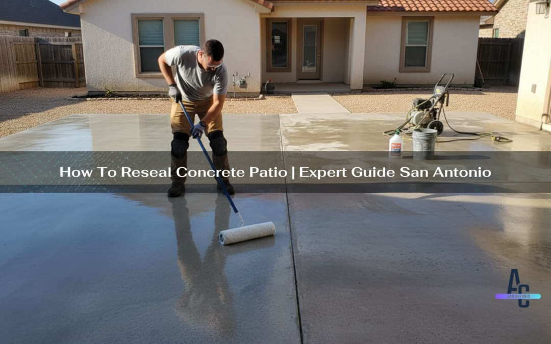 How To Reseal Concrete Patio | Expert Guide San Antonio