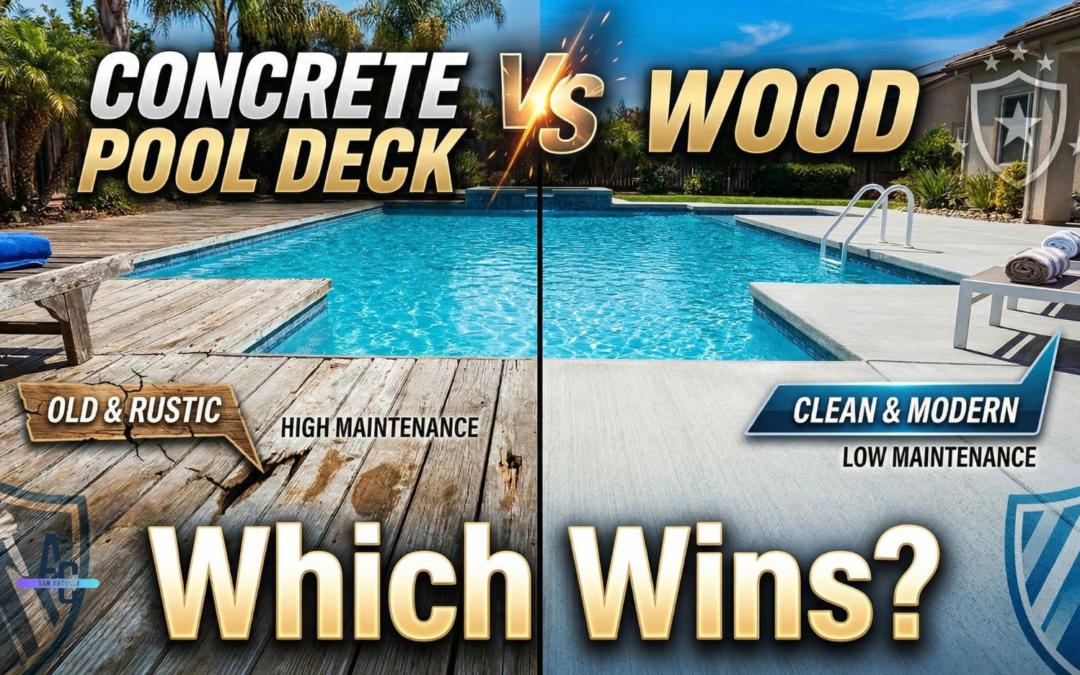 Concrete Pool Deck VS Wood: Which Wins?