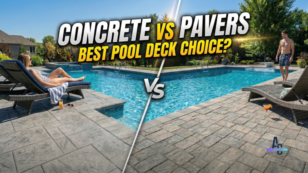 Concrete vs Pavers Best Pool Deck Choice