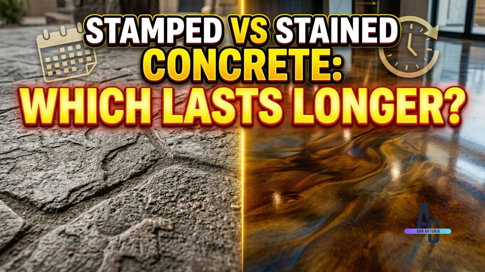 Stamped vs Stained Concrete: Which Lasts Longer